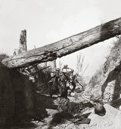 Our impetuous infantry storm and seize the successive entrenchments of the Wotan Line near Queant by English Photographer